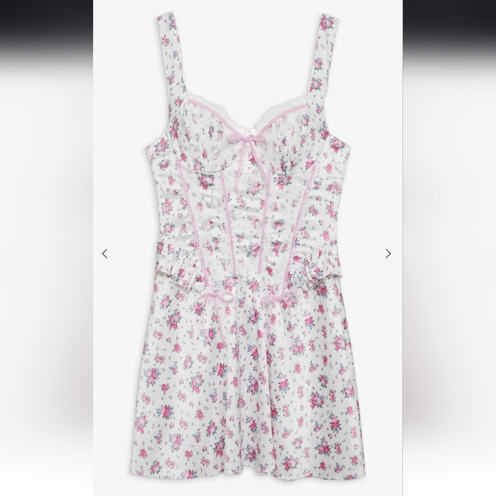 3357 NWT For Love And Lemons Thats Amore Slip Dress Sz Large